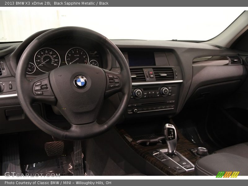 Black Sapphire Metallic / Black 2013 BMW X3 xDrive 28i
