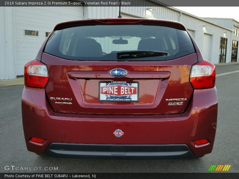 Venetian Red Pearl / Black 2016 Subaru Impreza 2.0i Premium 5-door