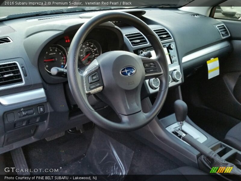 Venetian Red Pearl / Black 2016 Subaru Impreza 2.0i Premium 5-door