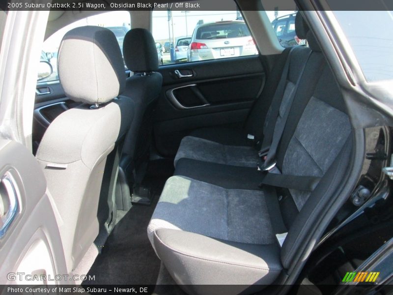 Obsidian Black Pearl / Off Black 2005 Subaru Outback 2.5i Wagon