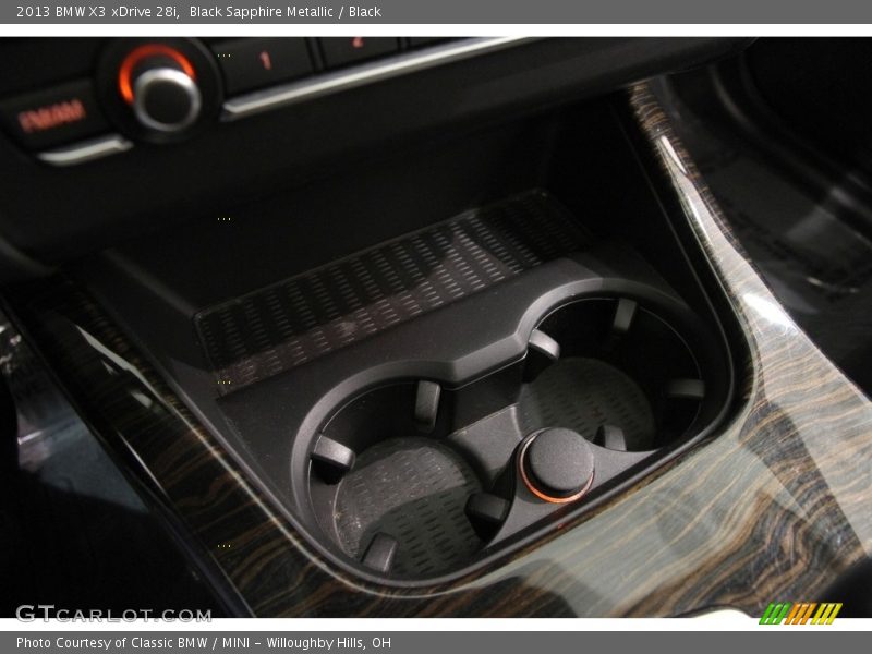 Black Sapphire Metallic / Black 2013 BMW X3 xDrive 28i
