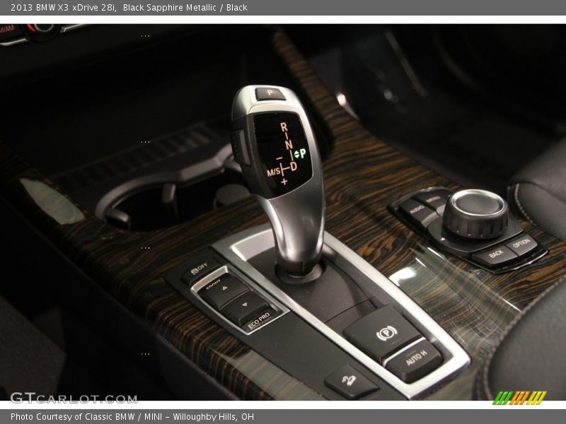 Black Sapphire Metallic / Black 2013 BMW X3 xDrive 28i