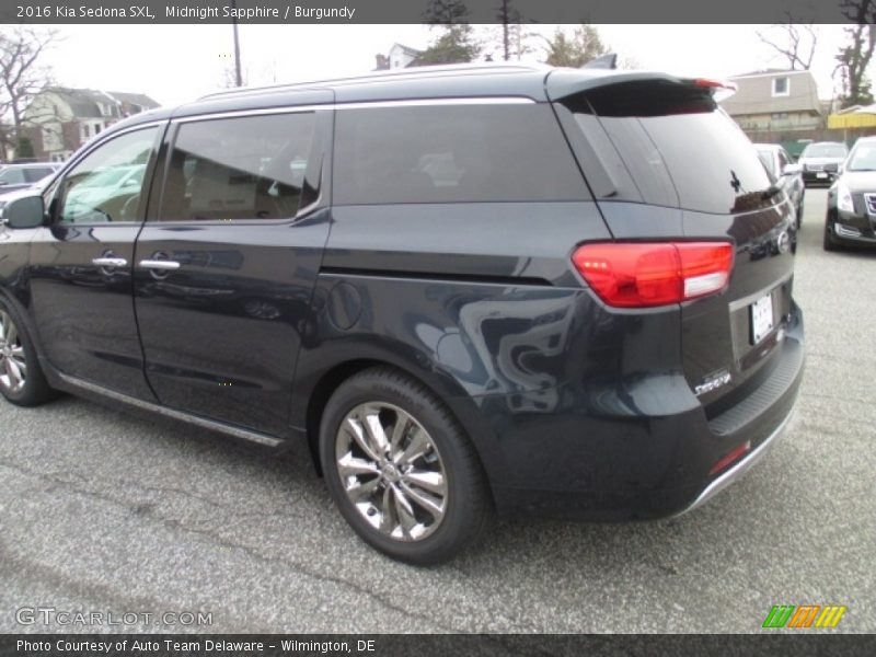 Midnight Sapphire / Burgundy 2016 Kia Sedona SXL