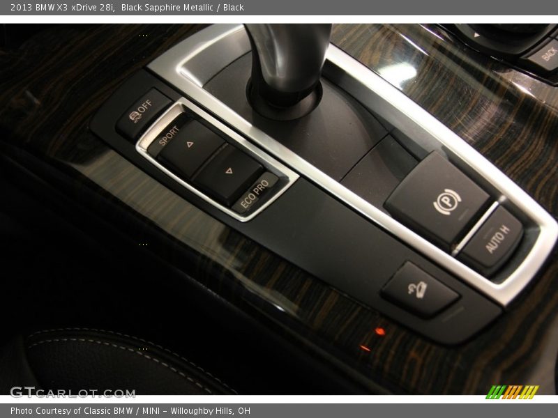 Black Sapphire Metallic / Black 2013 BMW X3 xDrive 28i