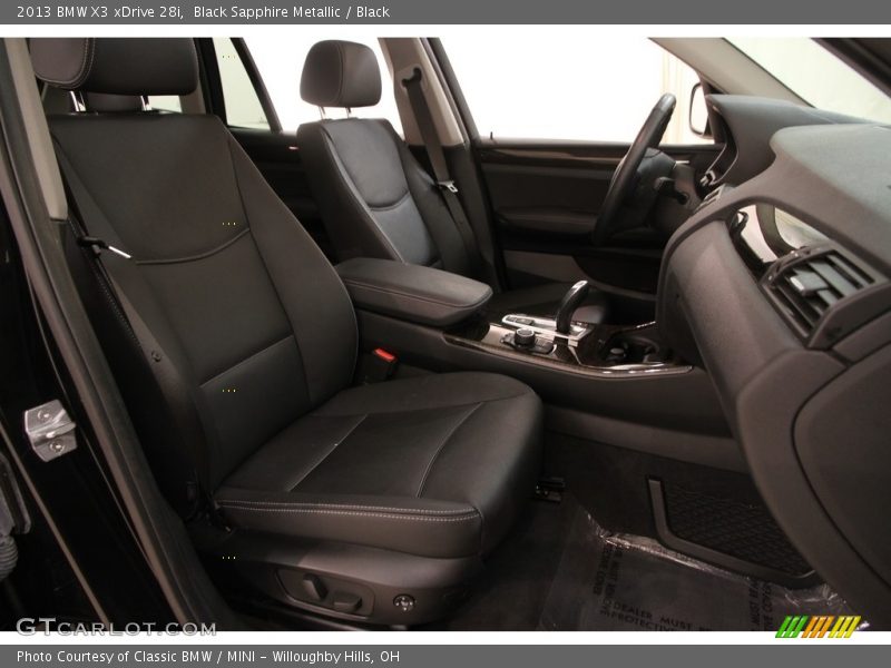 Black Sapphire Metallic / Black 2013 BMW X3 xDrive 28i