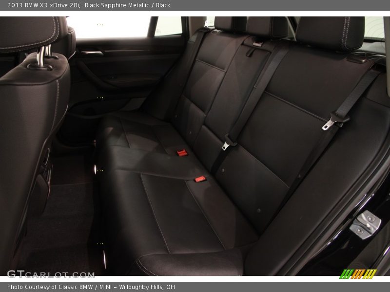 Black Sapphire Metallic / Black 2013 BMW X3 xDrive 28i
