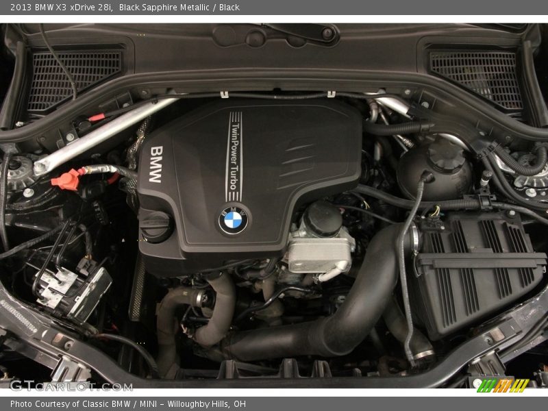Black Sapphire Metallic / Black 2013 BMW X3 xDrive 28i