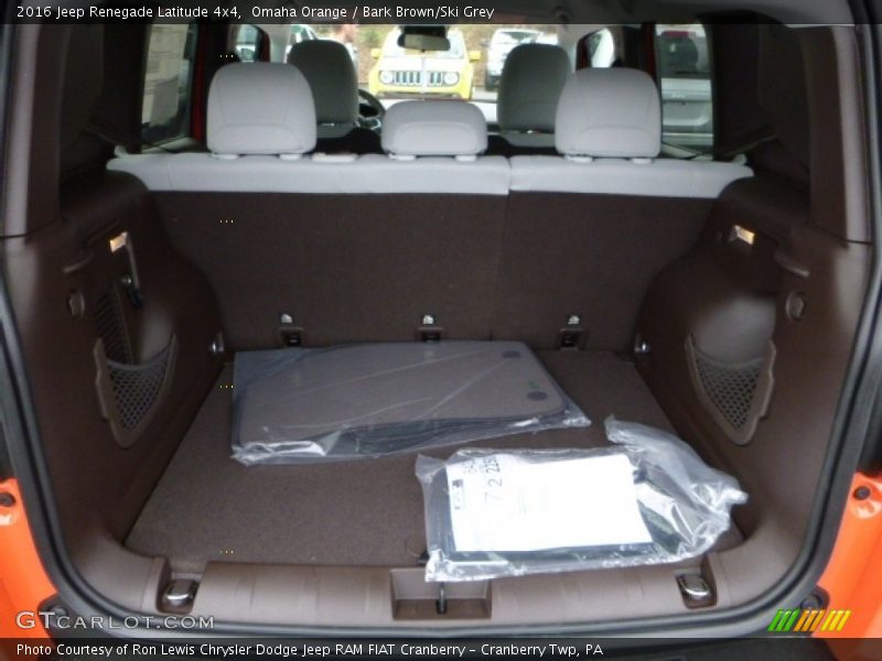 Omaha Orange / Bark Brown/Ski Grey 2016 Jeep Renegade Latitude 4x4