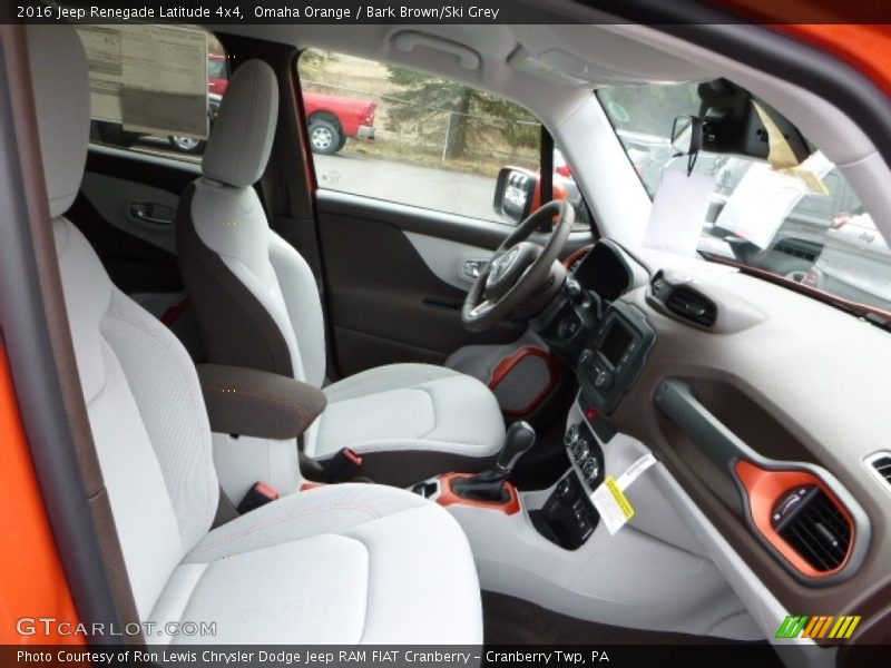 Omaha Orange / Bark Brown/Ski Grey 2016 Jeep Renegade Latitude 4x4