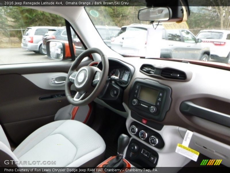 Omaha Orange / Bark Brown/Ski Grey 2016 Jeep Renegade Latitude 4x4