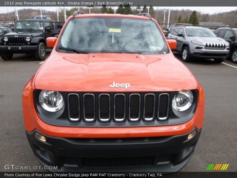Omaha Orange / Bark Brown/Ski Grey 2016 Jeep Renegade Latitude 4x4