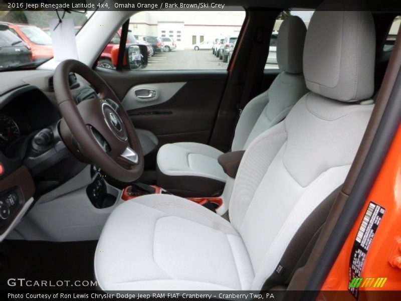 Omaha Orange / Bark Brown/Ski Grey 2016 Jeep Renegade Latitude 4x4
