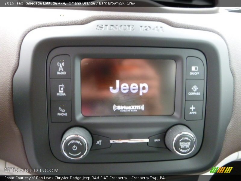 Omaha Orange / Bark Brown/Ski Grey 2016 Jeep Renegade Latitude 4x4