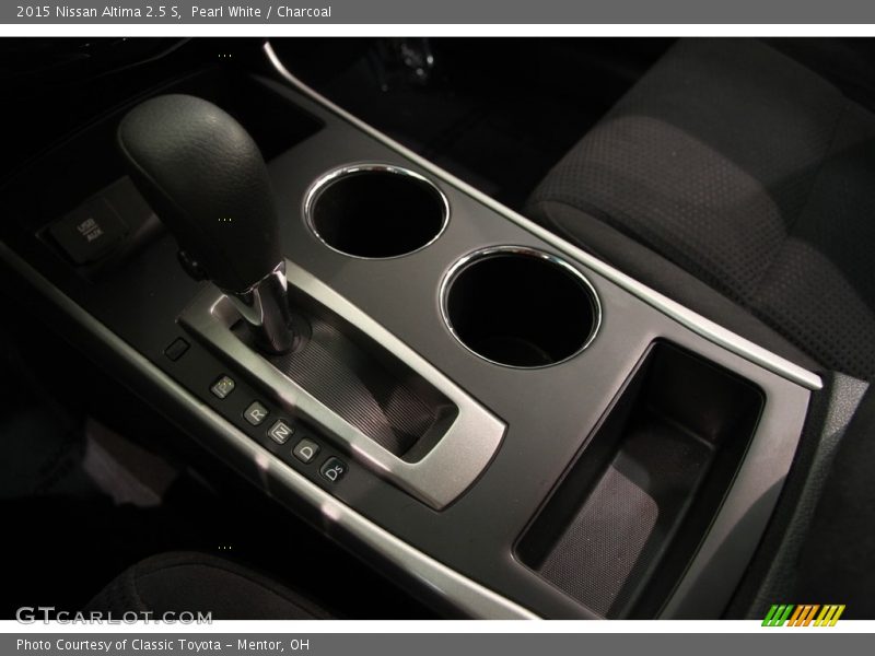 Pearl White / Charcoal 2015 Nissan Altima 2.5 S