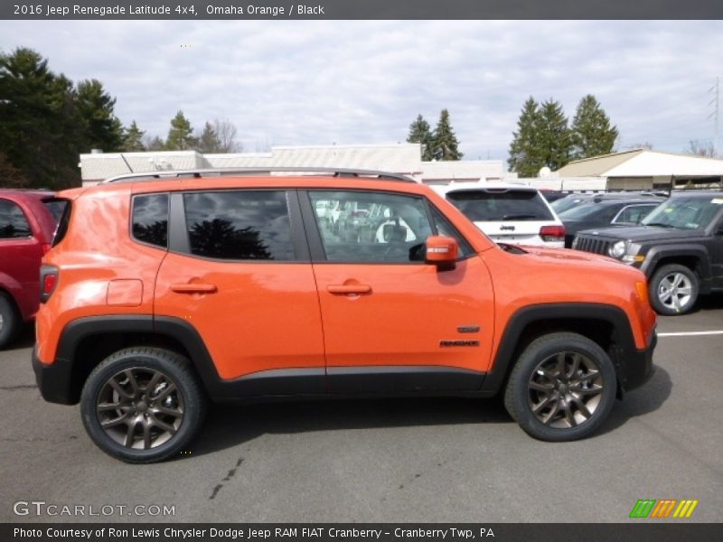 Omaha Orange / Black 2016 Jeep Renegade Latitude 4x4