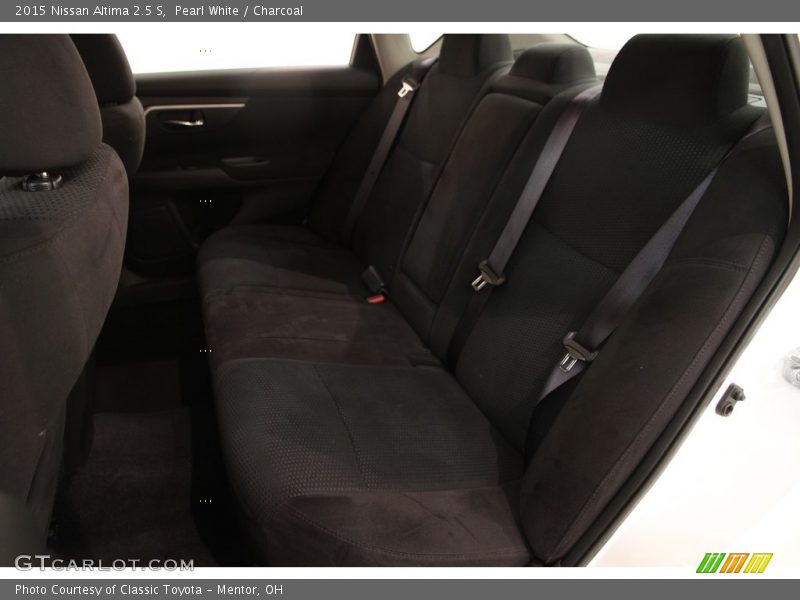 Pearl White / Charcoal 2015 Nissan Altima 2.5 S