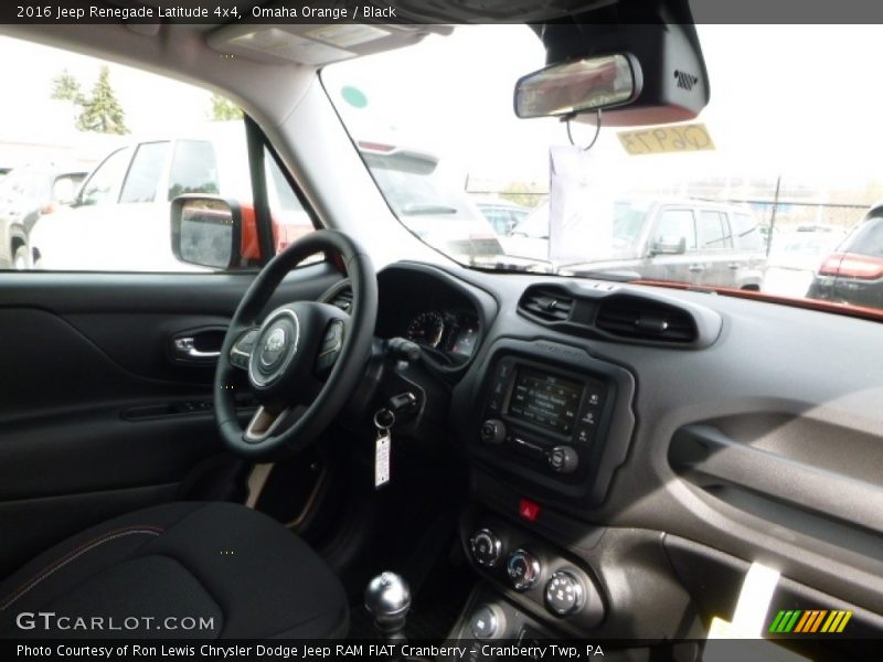 Omaha Orange / Black 2016 Jeep Renegade Latitude 4x4