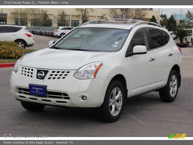 Phantom White / Gray 2010 Nissan Rogue SL