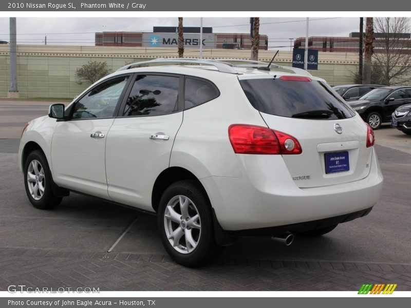 Phantom White / Gray 2010 Nissan Rogue SL