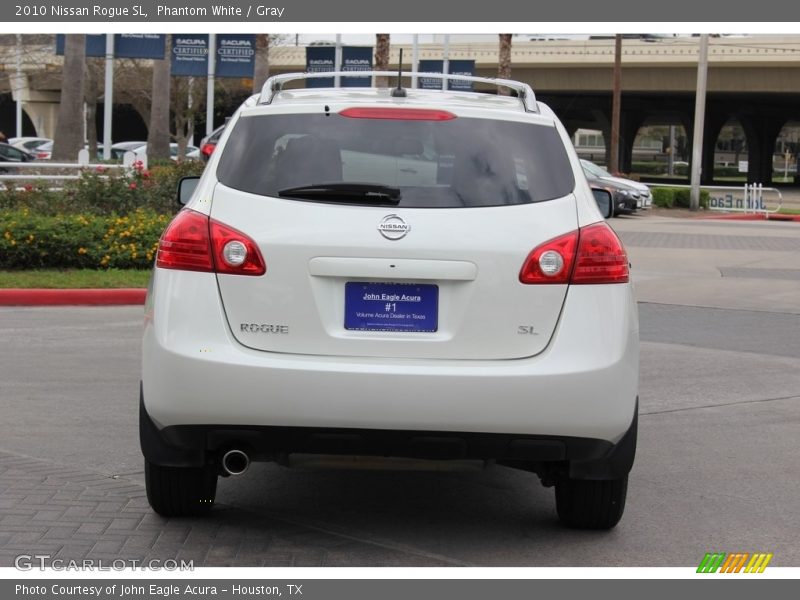 Phantom White / Gray 2010 Nissan Rogue SL