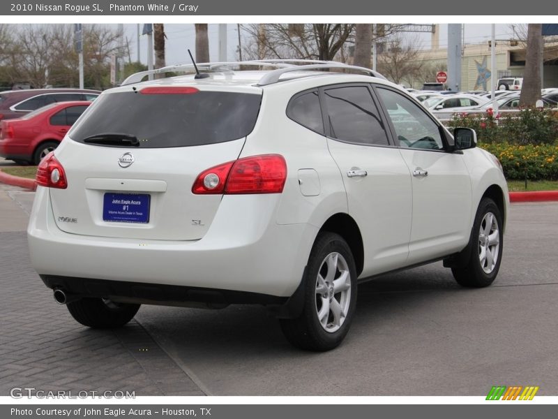Phantom White / Gray 2010 Nissan Rogue SL