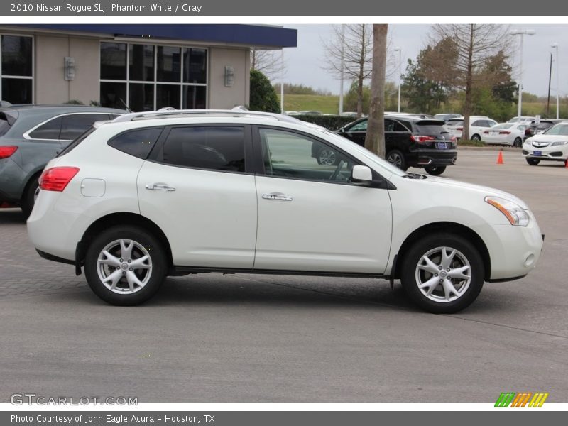 Phantom White / Gray 2010 Nissan Rogue SL