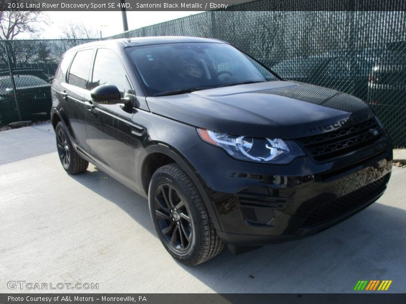 Santorini Black Metallic / Ebony 2016 Land Rover Discovery Sport SE 4WD