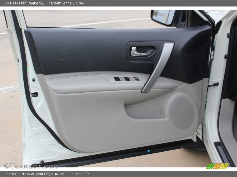 Phantom White / Gray 2010 Nissan Rogue SL