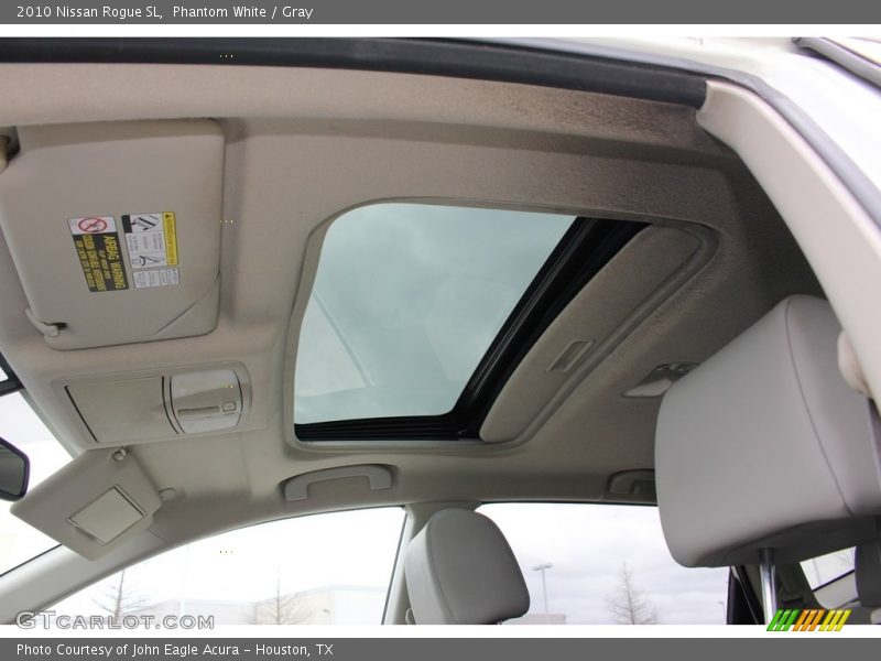 Phantom White / Gray 2010 Nissan Rogue SL