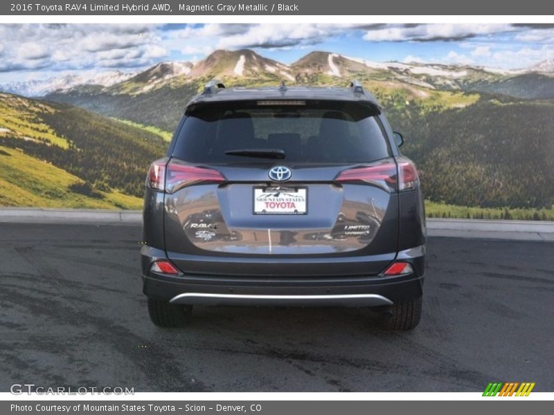 Magnetic Gray Metallic / Black 2016 Toyota RAV4 Limited Hybrid AWD