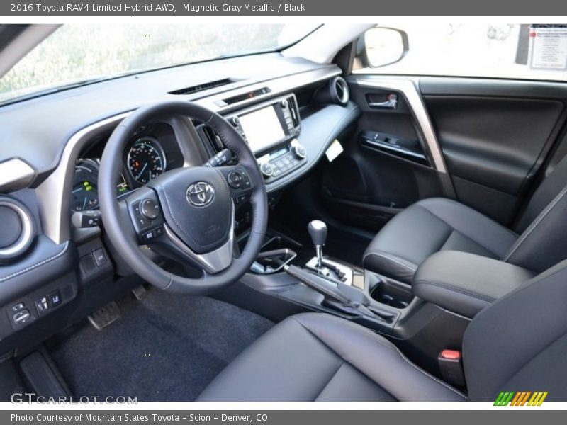 Black Interior - 2016 RAV4 Limited Hybrid AWD 