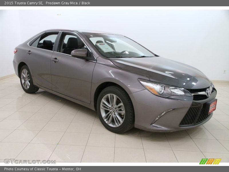 Predawn Gray Mica / Black 2015 Toyota Camry SE