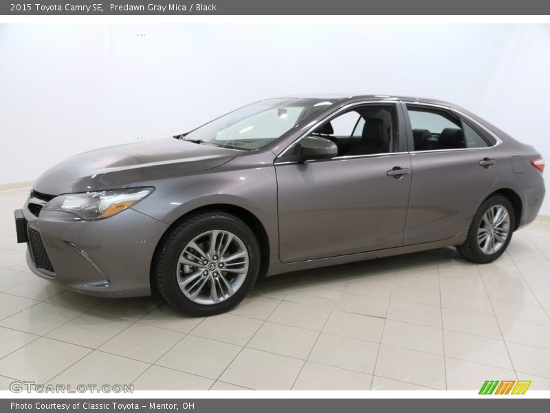 Predawn Gray Mica / Black 2015 Toyota Camry SE