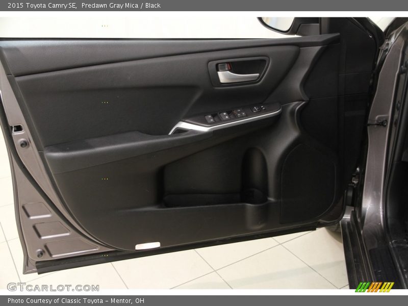 Predawn Gray Mica / Black 2015 Toyota Camry SE