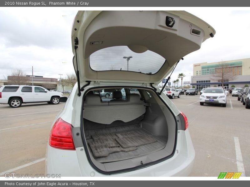 Phantom White / Gray 2010 Nissan Rogue SL