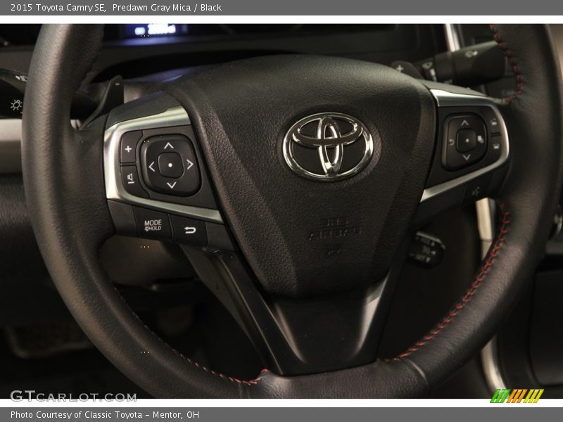 Predawn Gray Mica / Black 2015 Toyota Camry SE