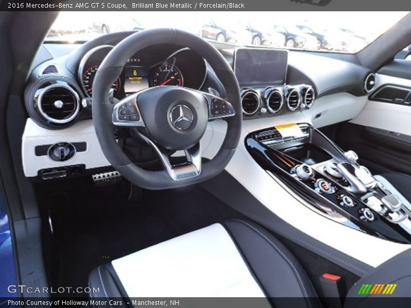 Porcelain/Black Interior - 2016 AMG GT S Coupe 