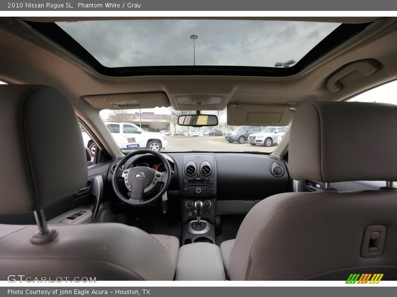 Phantom White / Gray 2010 Nissan Rogue SL