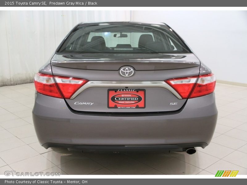 Predawn Gray Mica / Black 2015 Toyota Camry SE