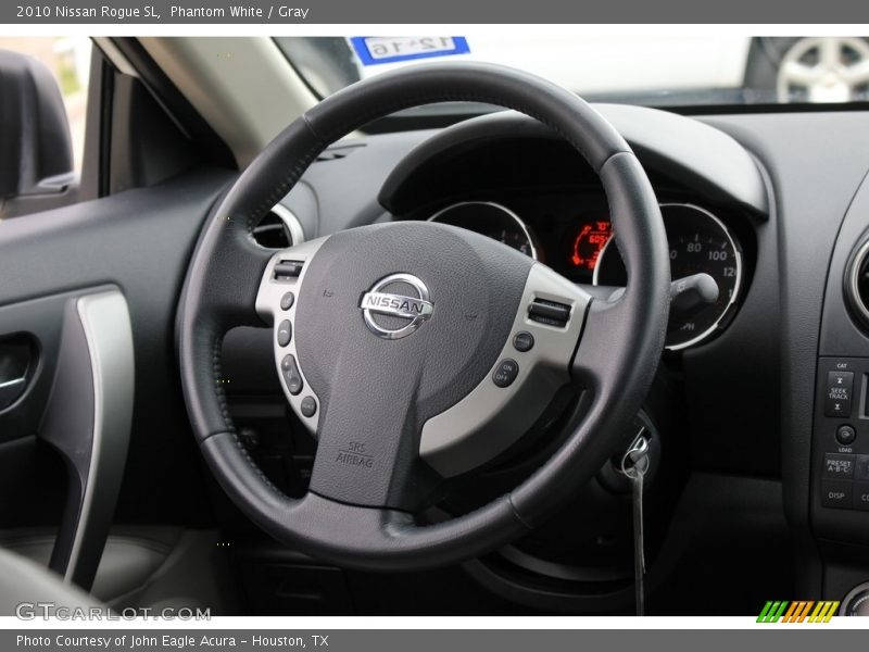 Phantom White / Gray 2010 Nissan Rogue SL