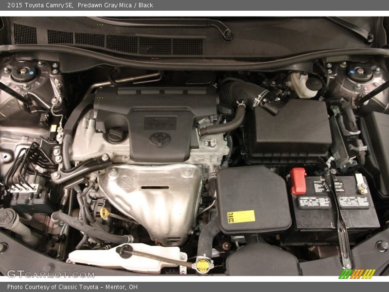 Predawn Gray Mica / Black 2015 Toyota Camry SE