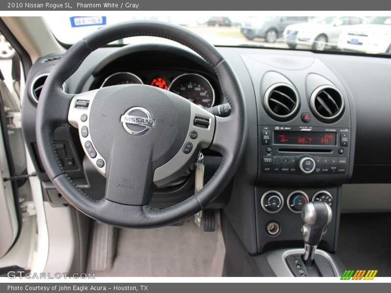 Phantom White / Gray 2010 Nissan Rogue SL