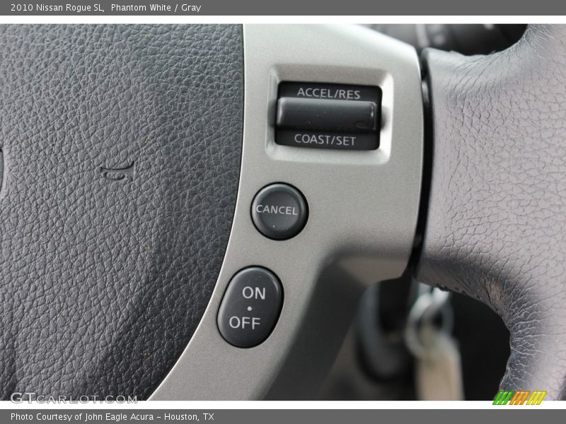 Phantom White / Gray 2010 Nissan Rogue SL