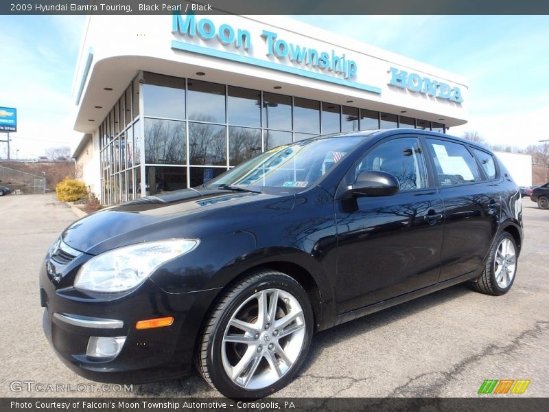 Black Pearl / Black 2009 Hyundai Elantra Touring