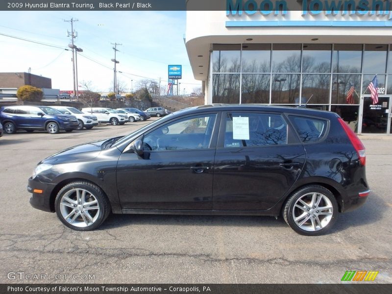 Black Pearl / Black 2009 Hyundai Elantra Touring