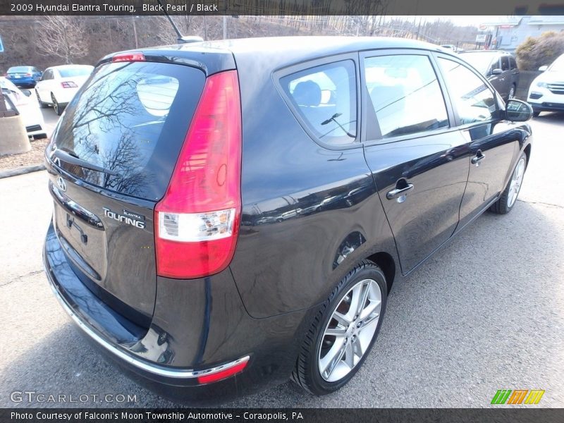 Black Pearl / Black 2009 Hyundai Elantra Touring