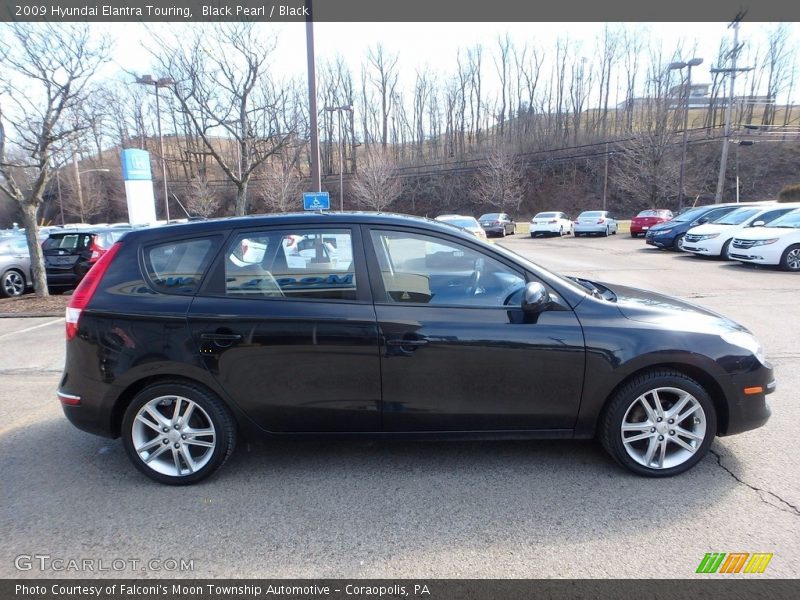 Black Pearl / Black 2009 Hyundai Elantra Touring