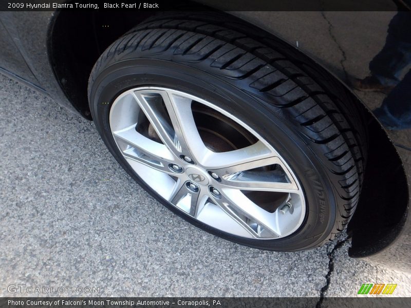 Black Pearl / Black 2009 Hyundai Elantra Touring