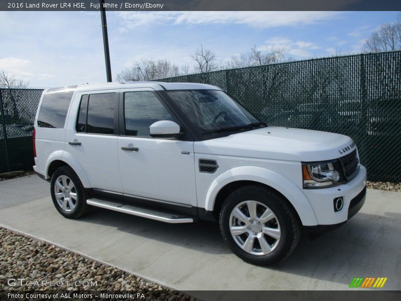 Fuji White / Ebony/Ebony 2016 Land Rover LR4 HSE
