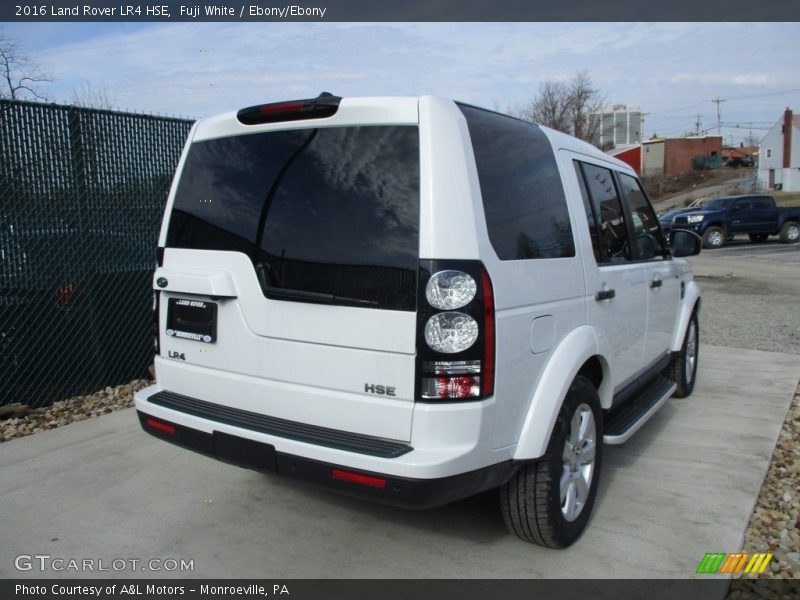 Fuji White / Ebony/Ebony 2016 Land Rover LR4 HSE